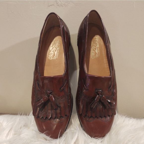 Salvatore Ferragamo • Brown Leather Dress Shoes Made in Italy main image 9